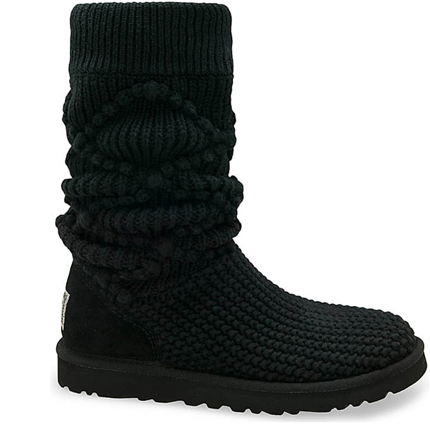 UGG Classic Argyle Knit Black