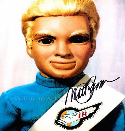 UK TV Autographs MATT ZIMMERMAN as The Voice Of AlanTracy - Thunderbirds GENUINE AUTOGRAPH