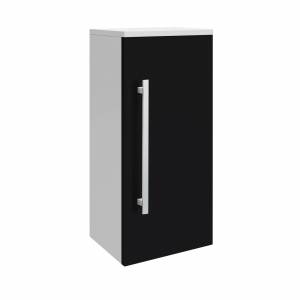 Design High Gloss Black Small Wall Mounted