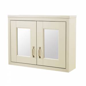 Ivory Amersham 800mm Mirror Cabinet