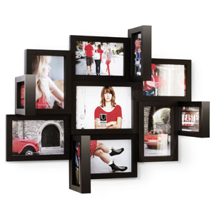 Black Perspective Multi Photo Frame