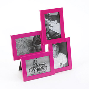 Lira Fuschia Four Multi Photo Frame