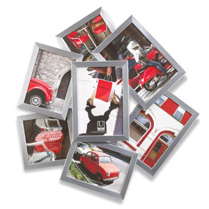 Mosh Nickel Multi Photo Frame