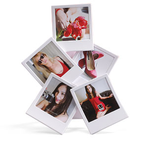 White Snap Desk Multi Photo Frame