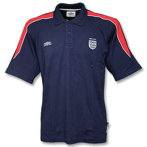 01-02 England Panel Polo - navy