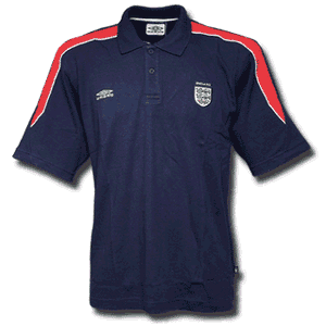 01-02 England Polo (unsponsored) - navy