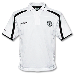 01-02 Man Utd Polo - white