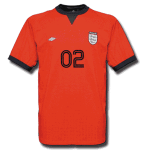 02-03 England Retro Airtex Tee - red