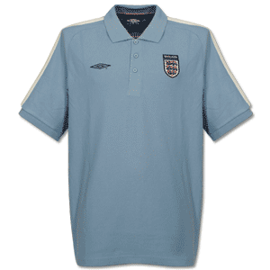 03-04 England Taped Polo - Sky