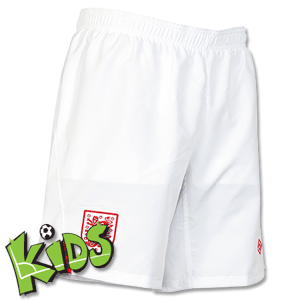 12-13 England Home Shorts - Boys