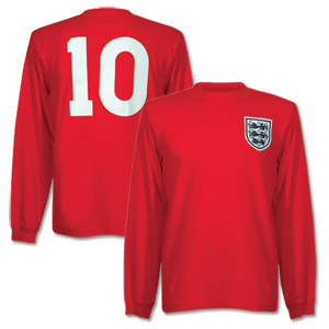 1966 England L/S Retro - red