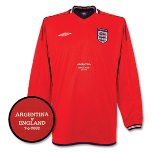 2002 England A L/S v Arg emb.