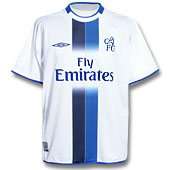 Chelsea Change Shirt - 2003/05 with Kezman 9 printing.