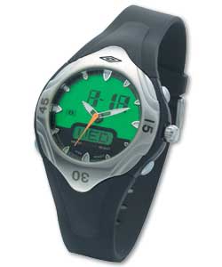 Gents Ana-digi Watch with Black Strap