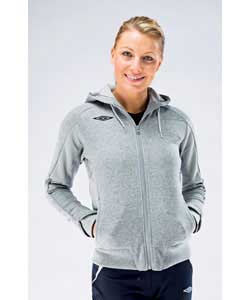 Zip Thru Hooded Sweatshirt Grey 10