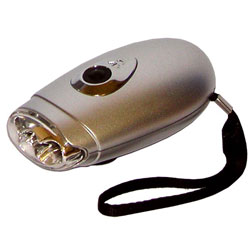 Silver Rubber Pebble Torch