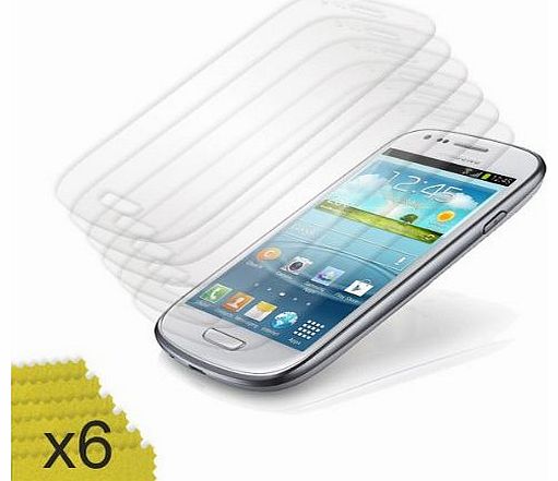 6 X LCD SCREEN PROTECTOR FOR SAMSUNG GALAXY S3 MINI I8190