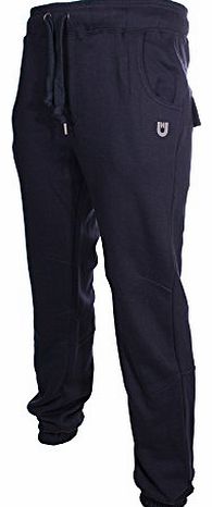  Gotham Fleece Mens Tracksuit Pant Blue, S