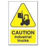 DURABLE FOAMBOARD OUTDOOR SIGNS - CAUTION & DA