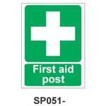 SAFETY PROCEDURE & FIRST AID SIGNS - SELF ADHE