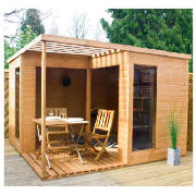 Unbranded 10x10 Wooden garden room with veranda