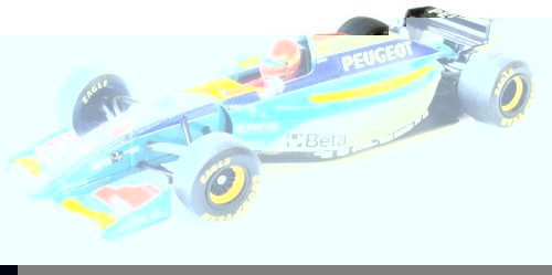 1:43 Scale Jordan Peugeot EJR195 - E.Irvine