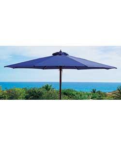 2.7m Blue FSC Wood Parasol