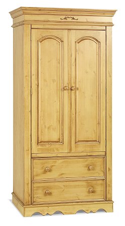 2 Drawer Double Wardrobe - Sherwood