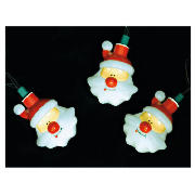 Unbranded 20 B/O Santa Character Lights