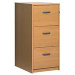 3 Drawer Filing Cabinet - Beech