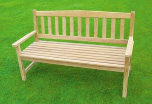 3 Seater Teak Bench