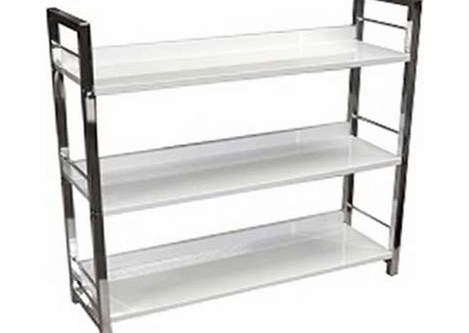 Unbranded 3 Tier Multi Purpose Shelving Unit - White