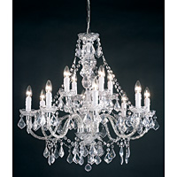 Unbranded 308 84CL - 12 Light Clear Chandelier