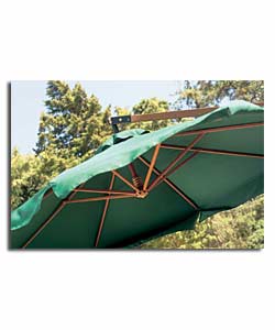 3m Overhanging Wooden Parasol