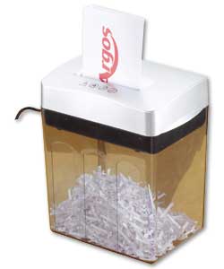 Cross cut paper shredder for 4 sheets (folded) of