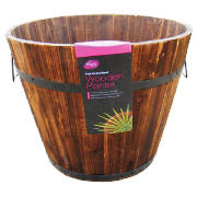 Unbranded 45 cm Round Wooden Planter