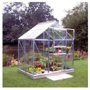 Unbranded 4x6 Aluminium Greenhouse Toughened Glass