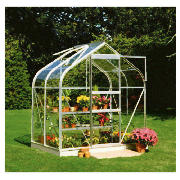 Unbranded 4x6 Supreme Aluminium Greenhouse Toughened Glass