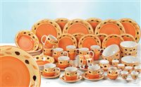 50 Piece Hand Painted Dinner Set