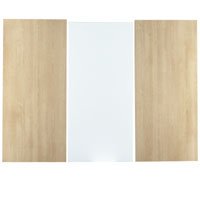 Dimensions: 2 x (W)570 x (D)16 x (H)1280mm, For use with the 600mm Mid Oven / Larder shelf pack,