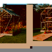 Unbranded 6x6 Aluminium Greenhouse Horticulture Glass