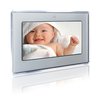 This 7 inch frame looks very stylish with its Silver insert and clear surround. With a resolution of