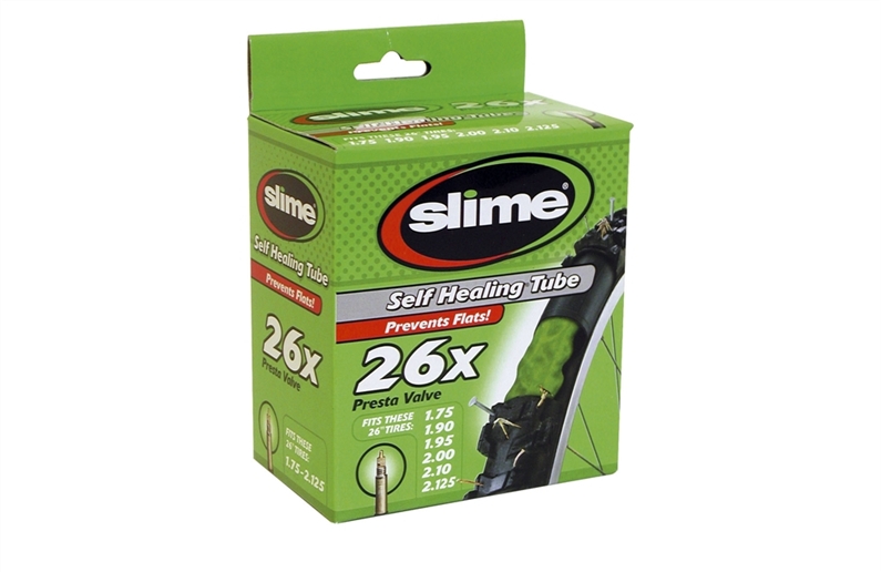 These tubes have been filled with Slime, the No.1 tube sealant in the world. Slime tyre sealant