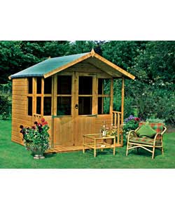 7x5 ft Summerhouse with Veranda