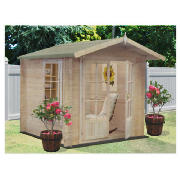 Unbranded 7x7 Wooden cabin with double door