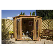 Unbranded 8x8 Corner Summerhouse with installation