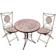 Aged Ceramic Patio Set