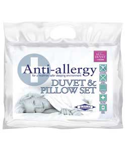 Allershield 10.5 Tog Duvet and Pillow Set - Kingsize