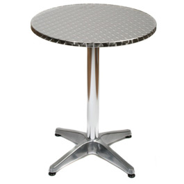 Unbranded Aluminium Cafe Table Round