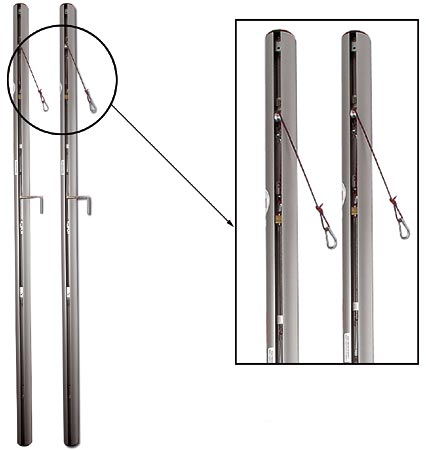 Volleyball Equipment - Aluminium Volleyball Posts